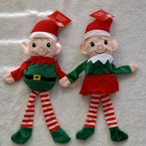 Plush Girl and Boy Elves